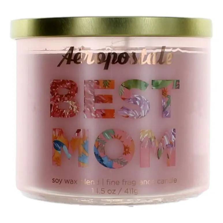 Aeropostale 14.5 oz Soy Wax Blend 3-Wick Decorative Aromatic Scent Candle - Best Mom Gift for Mother's Day