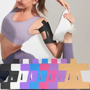 Shoulder support muscle tape, 10 pieces, shoulder muscle tape for sports and fitness, suitable for weightlifting joint stability, integrated waterproof and low-allergy tape, breathable and elastic muscle protection tape.