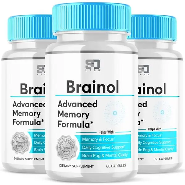 Brainol Advanced Memory and Focus Support Supplement for Mental Clarity and Concentration 3 Pack
