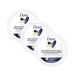 Dove Rich Nourishment Cream, 2.53 oz Body Lotion - Pack of 3
