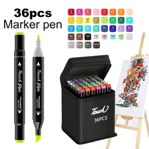 36 Dual-Tip Markers Set – Professional Art Markers with Vibrant Colors