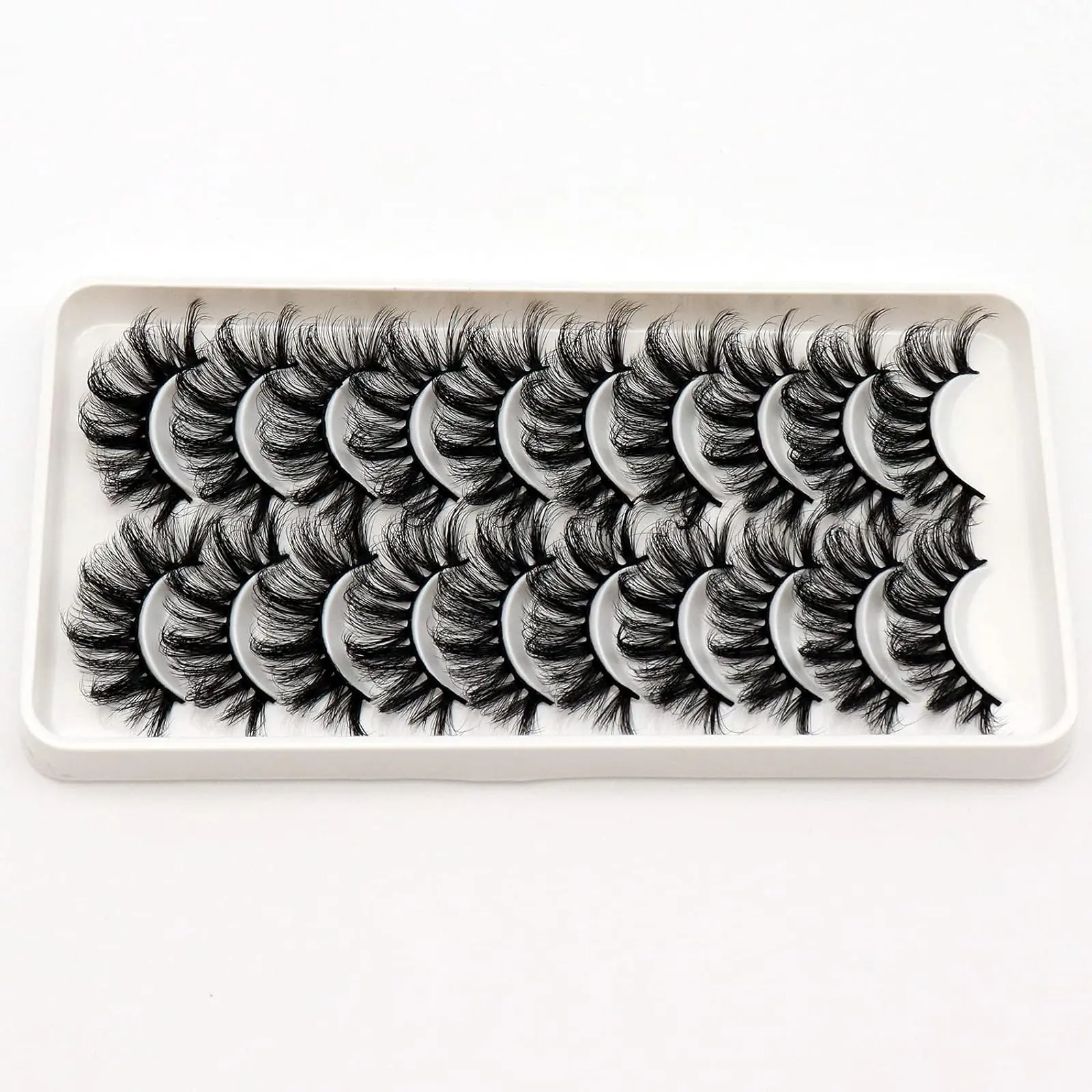 Veleasha Lashes Fluffy Wispy Faux Mink Eyelashes Criss-cross False Lashes 10 Pairs Pack Fake Eyelashes for Women (6D23) Veleasha Lashes Fluffy Wispy Faux Mink Eyelashes Criss-cross False Lashes 10 Pairs Pack Fake Eyelashes for Women (6D23)