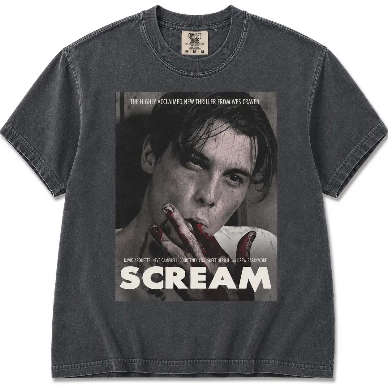 Vintage Scream Billy Loomis T-Shirt | 90s Horror Movie Tee
