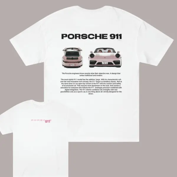 PORSCHE 911  Aesthetic Graphic Design T-shirt