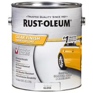 Rust-Oleum 8700916 1 gal Rust Oleum Floor Topcoat Paint, Gloss pack of 2