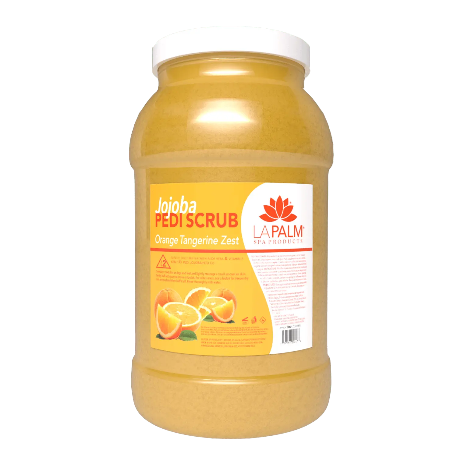 LA PALM Jojoba Pedi Scrub - Orange Tangerine Zest