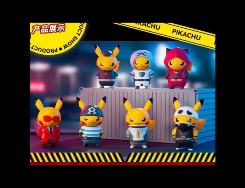 Pokemon Pikachu Villain Costume Series Figurine