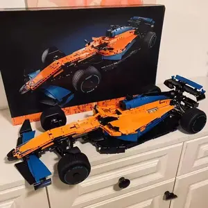 1432pcs McLaren F1 Building Block Model Sports Car 42141 Technology Series Boys' Assembly Puzzle Birthday Gift