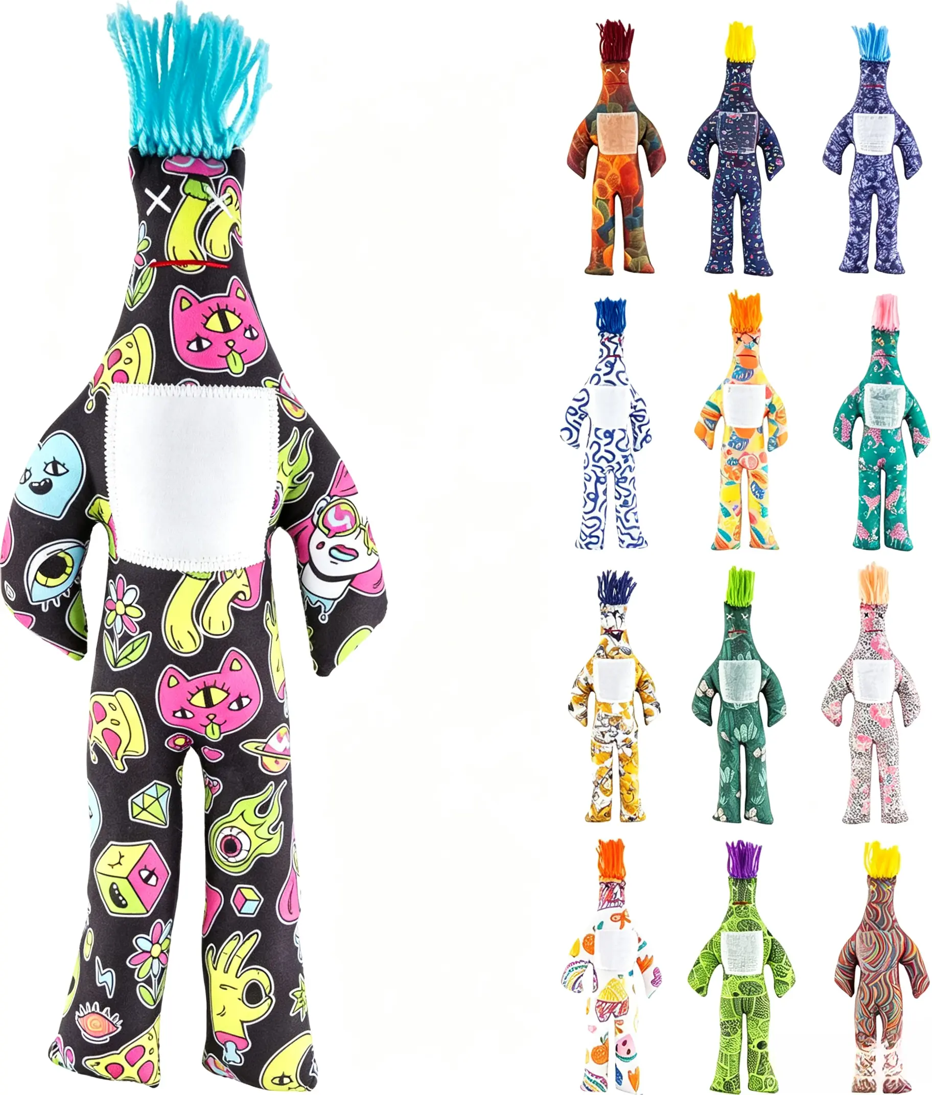 Random Color Stress Relief Doll for Anger & Frustration Relief, Funny Novelty Gag Gift, Ideal White Elephant Exchange & Emotional Support Toy for Adult Women, Decompression Decor Doll, Single Count Pack