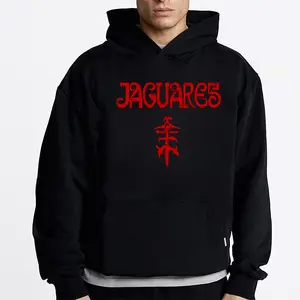 Jaguares Caifanes Rock Latino Graphic Hoodie Fleece Fabric Casual Hooded Sweatshirt Trendy Tops Perfect Gift