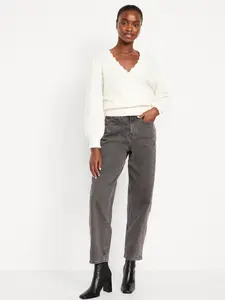 Old Navy Women's High-Waisted Barrel Ankle Jeans
