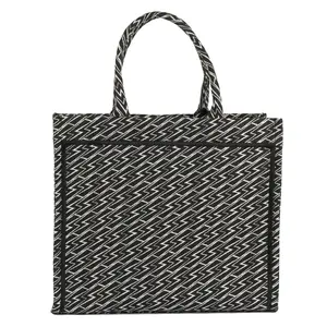 Grazia PWR Jacquard Bag | Black and White