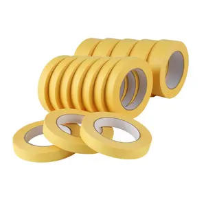 10 Pack Automotive Masking Tape Yellow 18mm x 55m and 5 Pack Automotive Tape 36mm x 55m Yellow,   Auto  Tapes