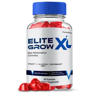 Elite Grow XL Gummies for Men, Max Strength, EliteGrow XL Supplement (1 Pack)