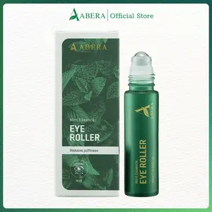 ABERA Eye Roller Serum - Eye Bags, Dark Circles & Puffiness - Mint Essence with Vitamin C & Peptides
