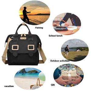 Tote Cooler Lunch Bags Large opening backpack hight Capacity Travel Picnic Lunch Box with Adjustable Shoulder Strap
