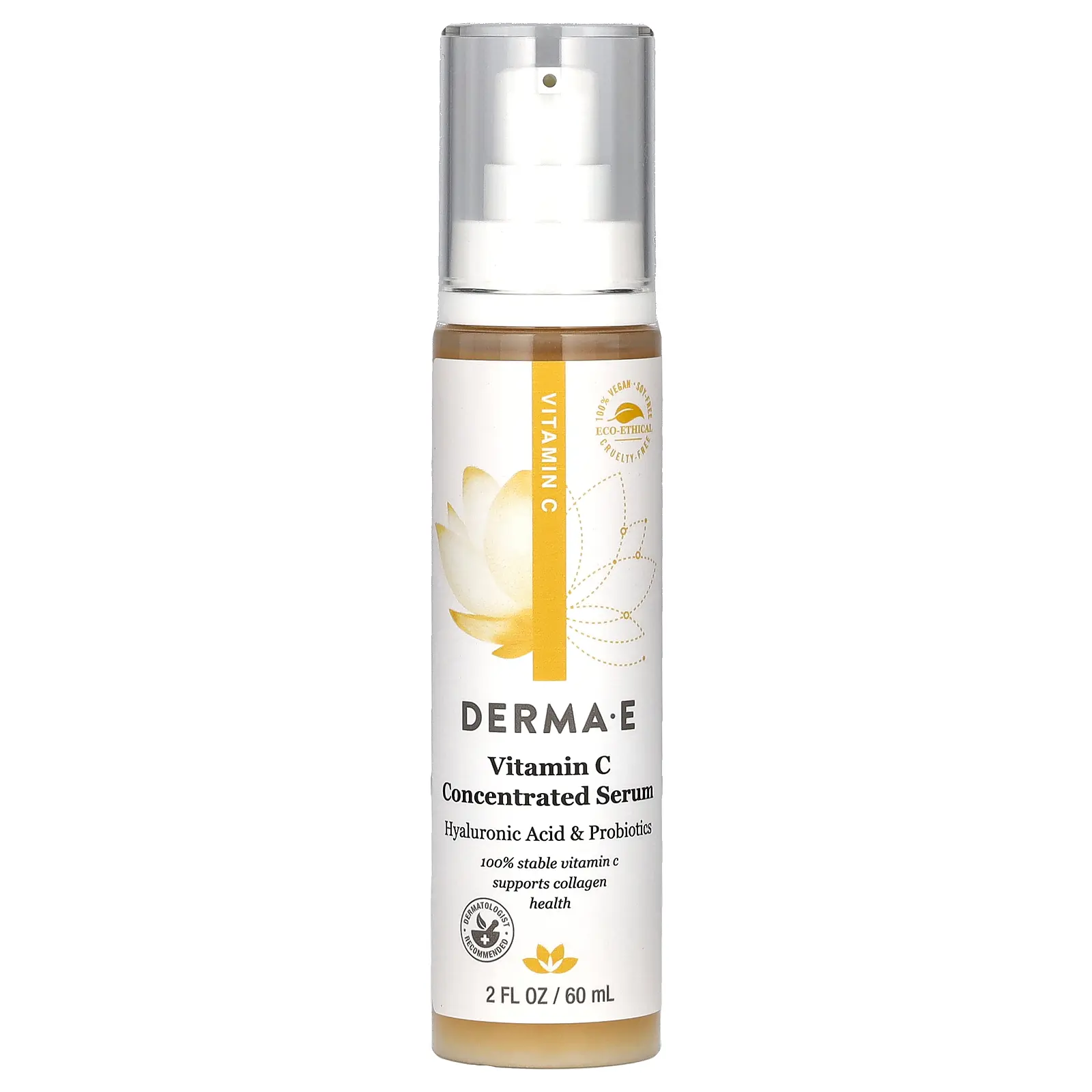 DERMA E Vitamin C Concentrated Serum, 2 fl oz (60 ml)