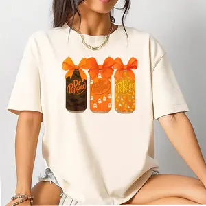 Halloween Dr Pepper Shirt – Funny Soda Can Graphic Tee with Spooky Pumpkin Ghost Candy Design in Premium Cotton Streetwear Drop