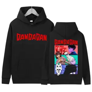Anime Dandadan Okarun Dan Da Dan Graphic Merch Hoody Mens Women Vintage Aesthetic Sweatshirt High Quality Fleece Hoodies for Anime Fans