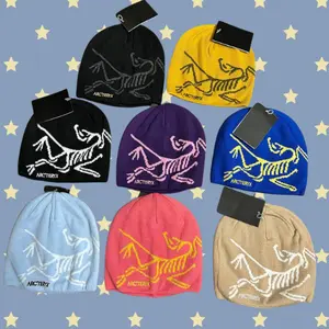Arc'teryx Beanie Collection, Bird Head Knit Winter Hats, Warm Outdoor Skull Caps for Men Women, Trendy Streetwear Cold Weather Style