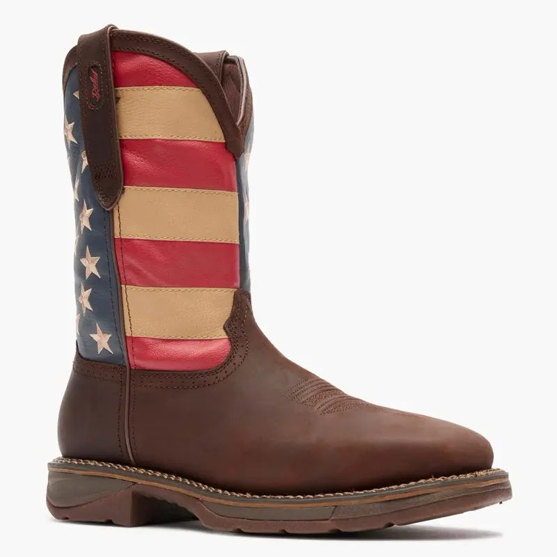 REBEL BY DURANGO PATRIOTIC PULL-ON WESTERN FLAG BOOT