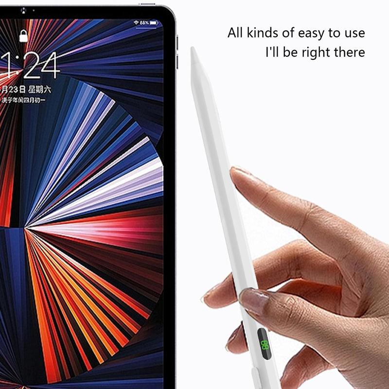 Stylus Pencil for Apple iPad Air 2024 11/13 inch M2, iPad Pro 13/12.9/11-inch, iPad Air Pencil 6/5/4/3th Generation, iPad Pro Pencil 3/4/5/6th Generation, Compatible 2018-2024 with Fast Charge