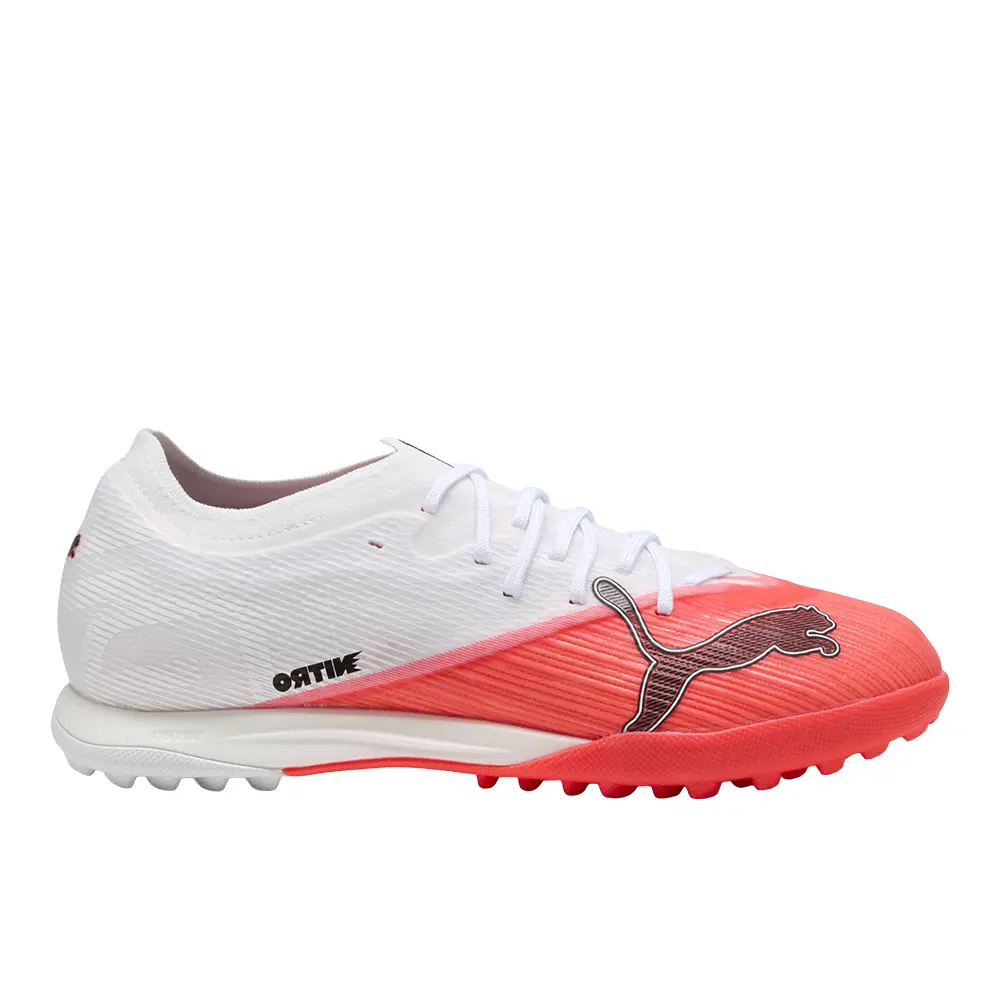 PUMA Mens Ultra Nitro 7 Pro Cage Cleat Sneakers Shoes - Red, White