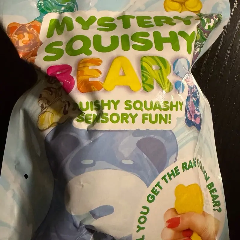 Crazy Fun Marble Mystery Squishy Bear (sold individually) sensory squeeze stress relief soft soft squishy