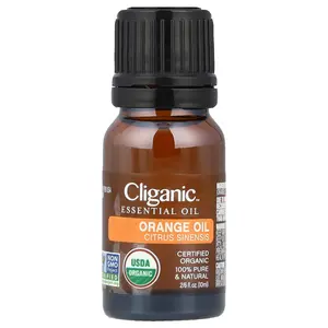 Cliganic 100% Pure Essential Oil, Orange Oil, 0.33 fl oz (10 ml)