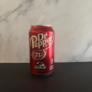 Dr Pepper Candle - Red Can Design Featuring Classic Logo and Number 23 - Product Title Based on Provided Information Aroma