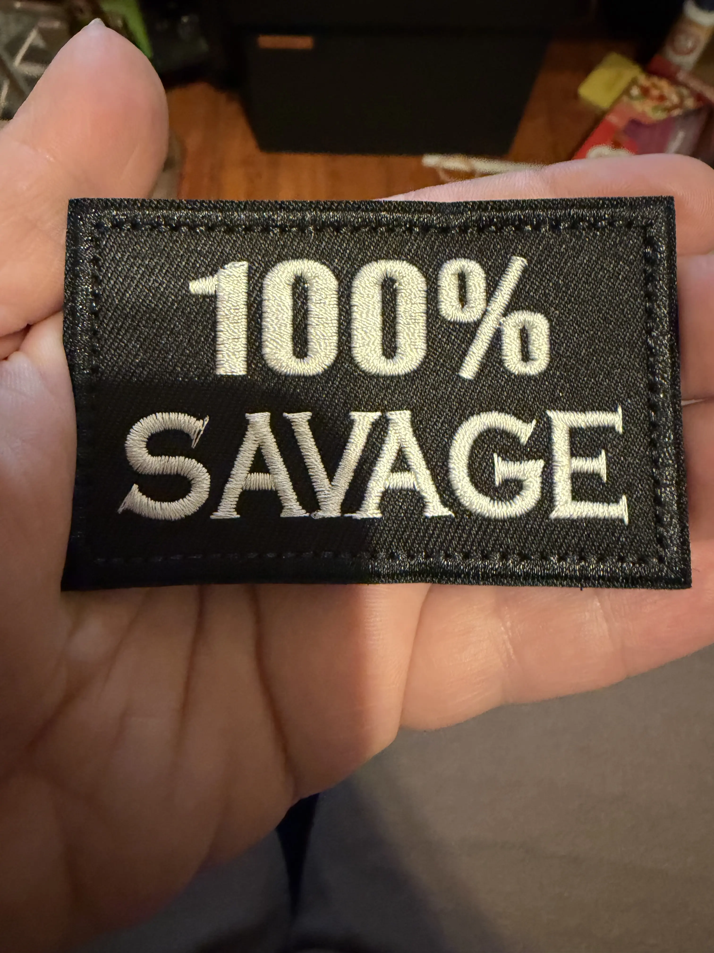 Patch Hook and Loop Savage 100% Military Tactical Patch