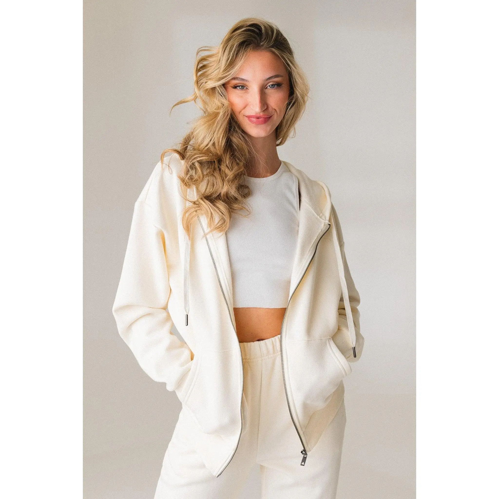 Vitality Uni Cozy Zip - Oat