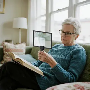 Elderly Magnifying Glass for TV Viewing, Reading Books and Newspapers, Essential Aid for Vision Correction, Perfect Gift for Seniors