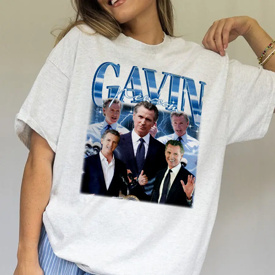 GAVIN NEWSOM Vintage Shirt, Gavin Newsom Homage Tshirt, Gavin Newsom Fan Tees, Gavin Newsom Retro 90s Sweater, Gavin