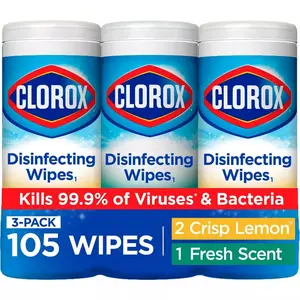 Clorox Bleach Free Disinfecting Wipes Value Pack - 105ct/3pk