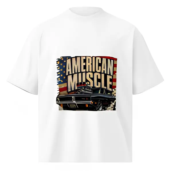 American Muscle Graphic T-Shirt | Classic V8 Muscle Car Tee