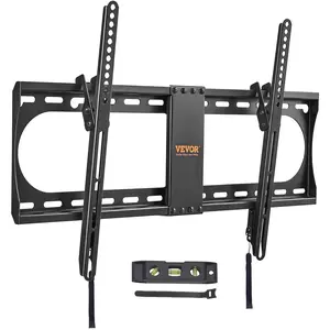 VEVOR Universal TV Wall Mount,  Low Profile TV Mount Fits for Most 37-70 inch TVs, Tilt Wall Mount TV Brackets, Max VESA 600x400mm, Holds up to 132 lbs