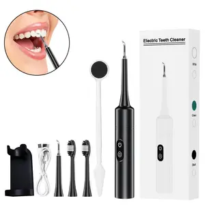 Electric Tooth Cleaner Waterproof Toothbrush, Sonic Vibration Dental Scaler, Plaque Calculus Tartar Remover, Teeth Cleaning Tools, Home Teeth Cleaner