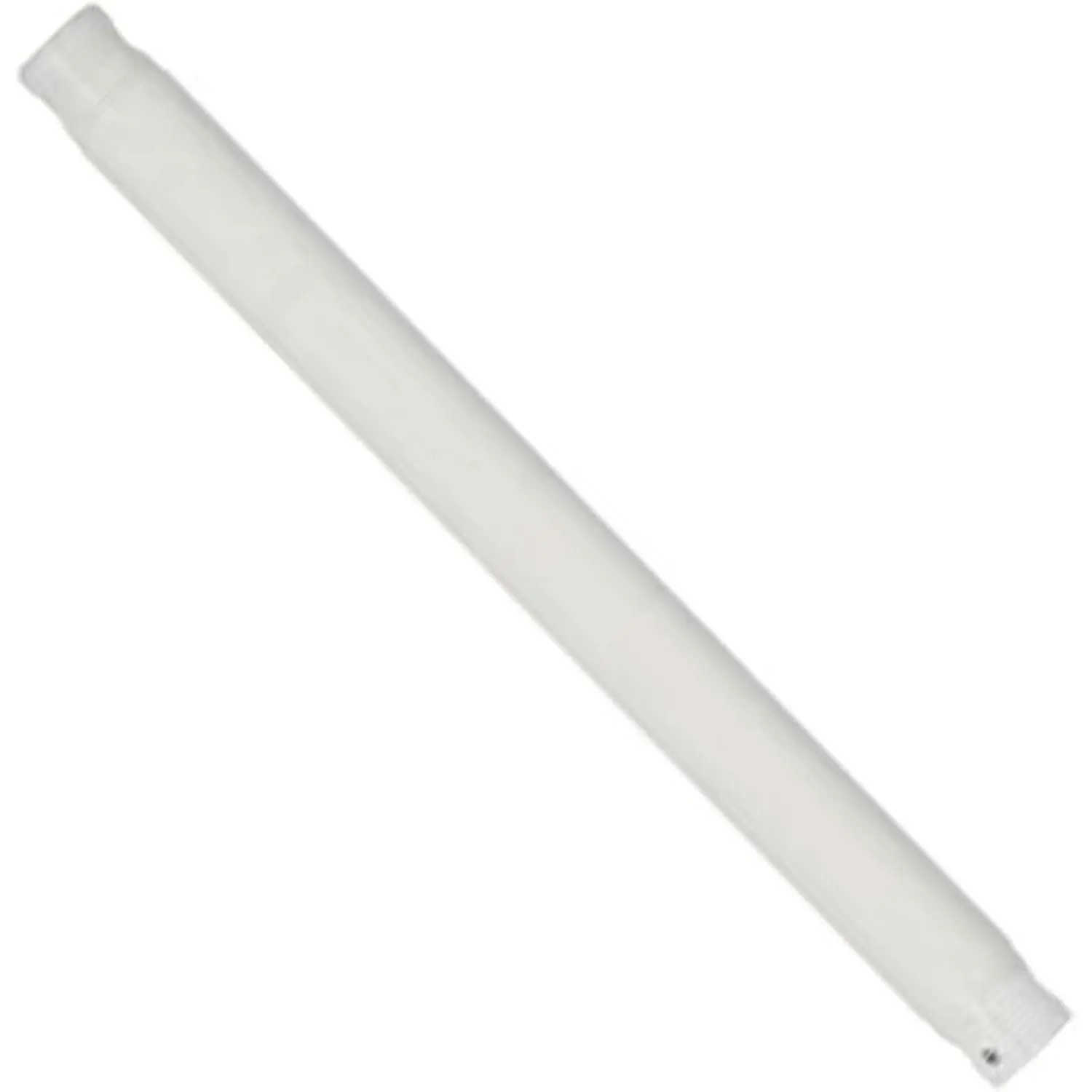 Ceiling Fan Extension Rod, Ceiling Fan Downrod, 12 Inch long Extension Downrod for Ceiling Fans, 1/2" Inside Diameter with Tapered threaded ends, White Finish