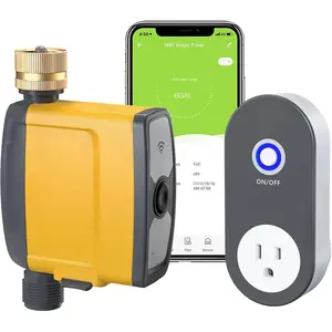 WiFi Water Timer,  Hose Timer WiFi Irrigation Controller,  Watering System Valve, APP & Voice Control, Weather-Based Automatic Rain Delay, Brass Inlet