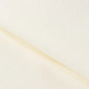 54"x10 Yards Premium Polyester Ivory Fabric Bolt, DIY Craft Fabric Roll for Upholstery, Curtains, and Event Decor