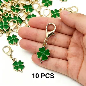 Elegant Clover Keychain, Lucky Symbol, Perfect for Holidays, Portable & Stylish, Ideal Gift, Versatile Accessory, Unique Keepsake
