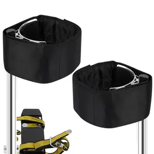 Drywall Stand Straps (1 Pair) - Heavy Duty Stand Straps with Cushioning Foam for Comfort, Adjustable Hook and Loop Fasteners Ensure Secure Fit, Compatible with Various Brands of Stands