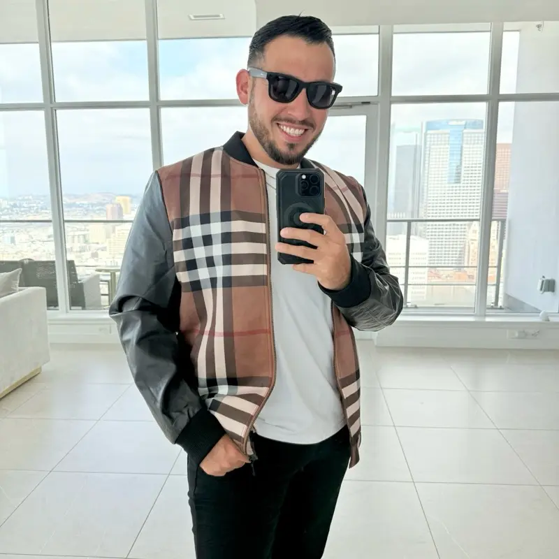 PLAID SUADE JACKET (FITTED) PLAID SUADE JACKET (FITTED)