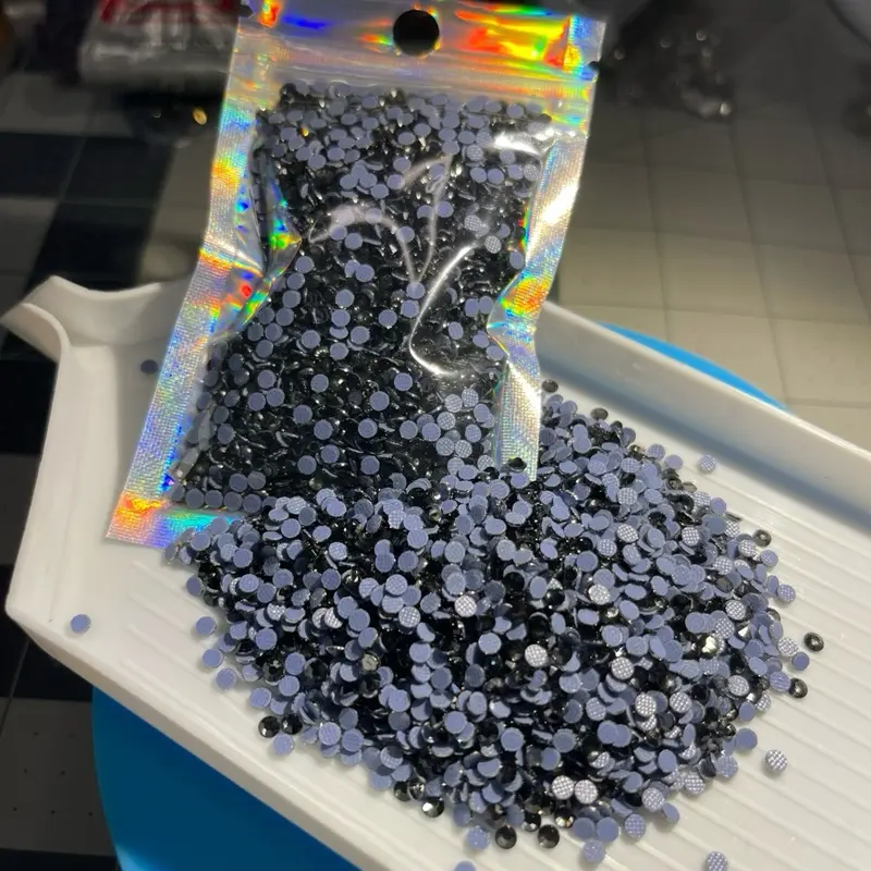 Black Crystal Luxe (Black Diamond) SS10 Rhinestones