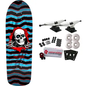 Powell Peralta Skateboard Complete OS Ripper Red/Blue Foil Old School Reissue