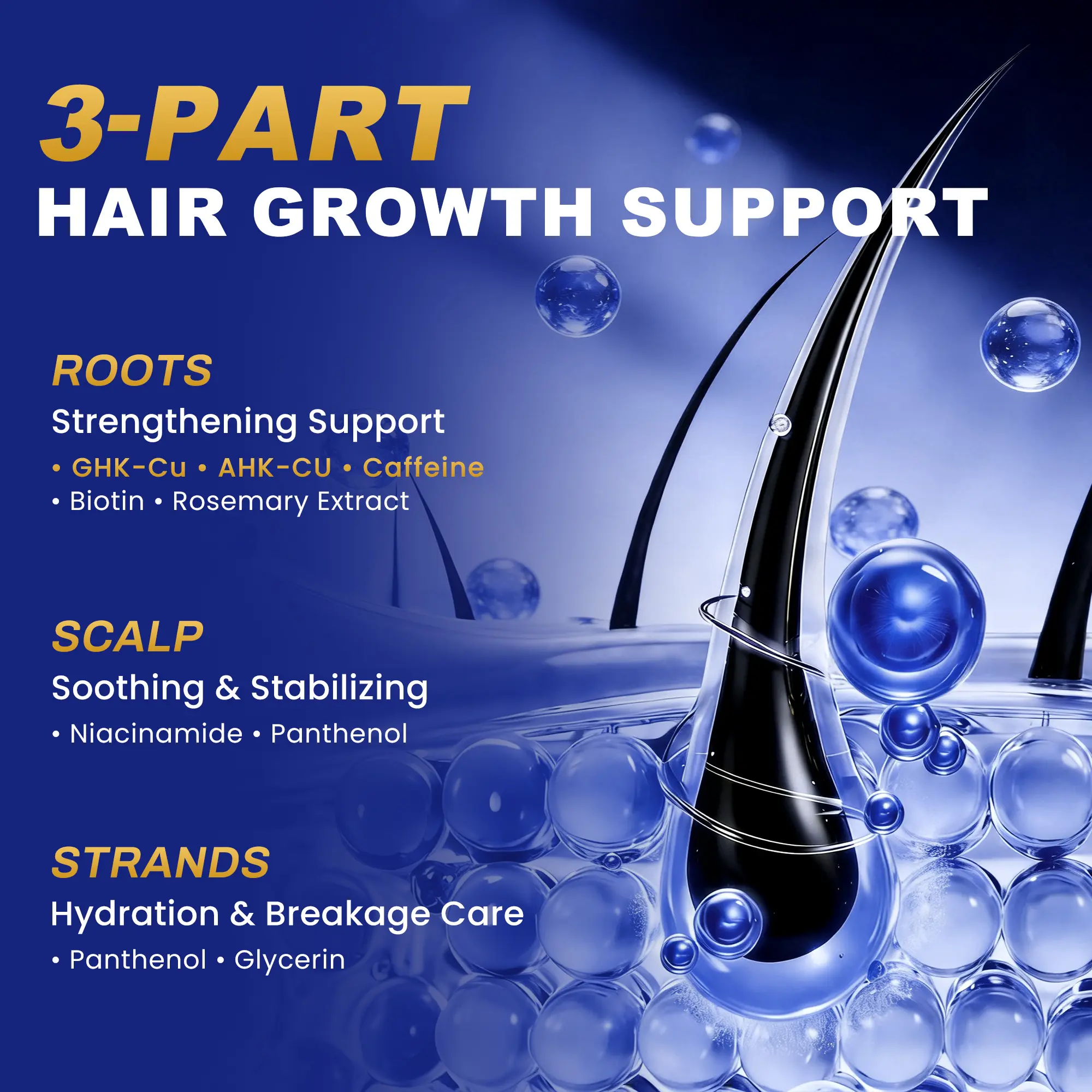 5 Peptides PowerCopper Peptide Hair Growth Serum - GHK-CU + AHK-CU Complex for Thicker Hair | Scalp Recovery & Follicle Support | Multi-Peptide Hair Care Formula - TikTok Shop 5 Peptides PowerCopper Peptide Hair Growth Serum - GHK-CU + AHK-CU Complex for Thicker Hair | Scalp Recovery & Follicle Support | Multi-Peptide Hair Care Formula - TikTok Shop