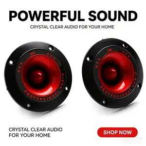 3 Inch Piezoelectric Tweeters, Ceramic Piezo Loudspeaker, High Frequency Treble Speakers for Car Audio & Hi-Fi System Upgrade