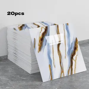 Self-adhesive waterproof imitation ceramic tile wall stickers for aluminum-plastic board renovation and decoration to hide the ugly marble kitchen wall stickers for bathrooms