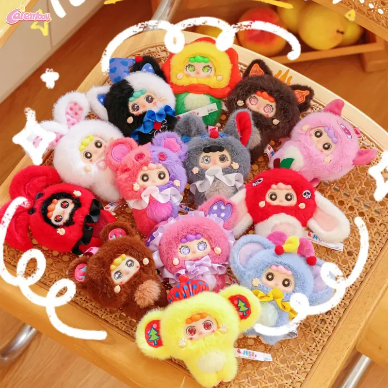 Migo Troublemaker Series Plush Doll Blind Box, Cute Mystery Stuffed Blind Box Doll Toys Collectible Birthday Christmas Gifts for Girls